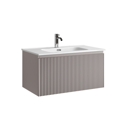 Тумба подвесная SANCOS Snob R 790х445х406, c одним ящиком оснащенным доводчиками, Doha Soft , арт.SN
