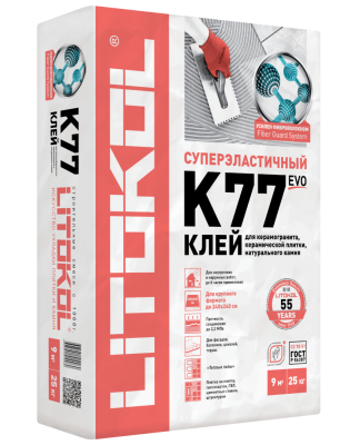 SuperFlex K77 клеевая смесь 25kg bag (Россия) ..