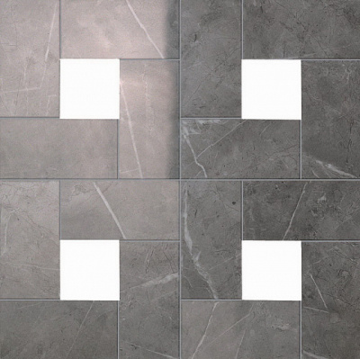 Marvel Grey Cassettone Lappato (45X45 )