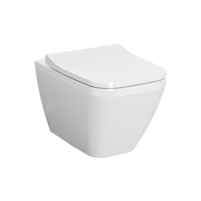 Подвесной унитаз Integra Square 54 см, безободковый ..