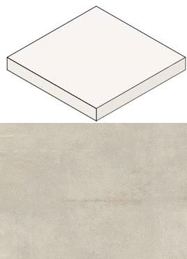 Boost White Scalino Angolare (33x33)