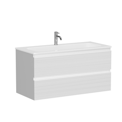 Тумба подвесная SANCOS Folk 995х445х500, Bianco