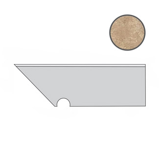 Aix  Beige Battiscopa Sag.Sx. (7,2x30)