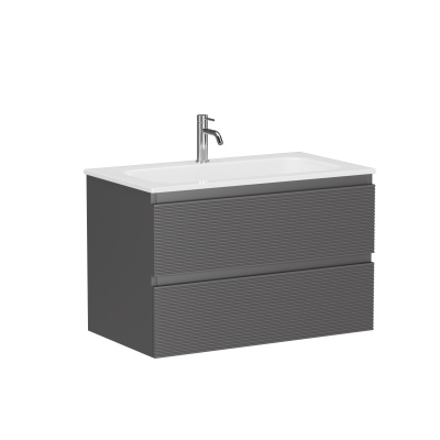 Тумба SANCOS подвесная Folk 2я цв. Grey Soft, FL80ES				