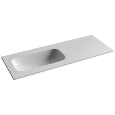 Раковина накладная Ceramicanova Grace чаша слева без отв под смеситель 1210x457x137 белый CN7020wx