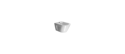 NORM 50x36 биде подвесное - 1 отв. для смесителя - глазурь белая глянцевая Extraglaze Antibacterial ..
