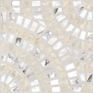 Marble-Beton Декор Круговой Светлый R9 60х60 Лаппатированный