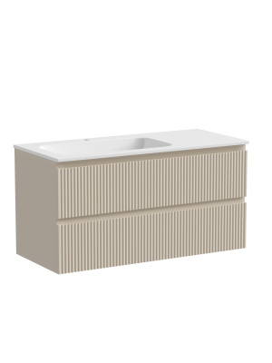 Тумба подвесная SANCOS Snob R левая 995х445х500