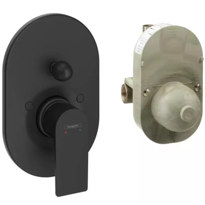 HG Rebris E bath mixer conc.set MB ..