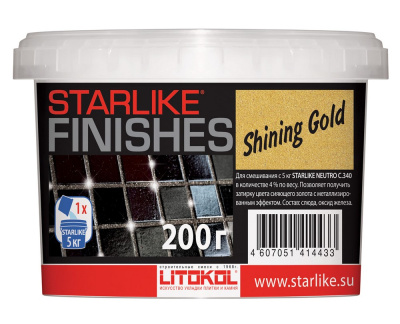 SHINING GOLD добавка ярко-золотого цвета, 200 g.