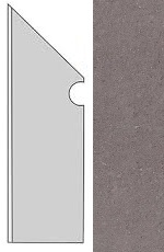 Kone Grey Battiscopa Sag.Sx (7,2x30) ..