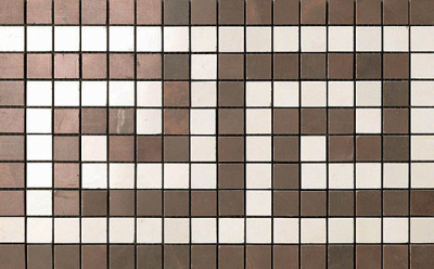 Marvel Bronze/Champagne Greca Mosaico (18,5x30)
