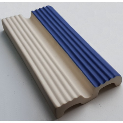 12.5x25 Pool RAL 5002 Cobalt Blue Pool Edge With Finger Grip Matt