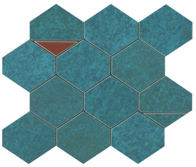 Blaze Verdigris Mosaico Nest (29,4x25,8)