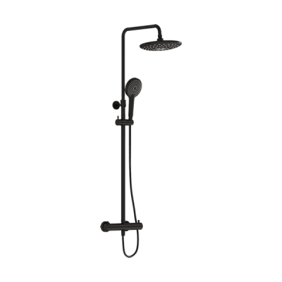 Душевая колонна Aquaheat Bliss 240 2F, матовый черный