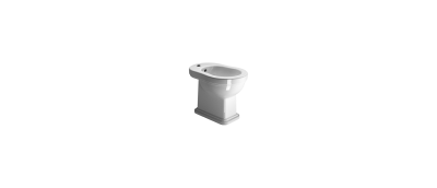PURA 55x36/F унитаз приставной - смыв безободковый водоворотный Swirlflush - глазурь белая глянцевая ..
