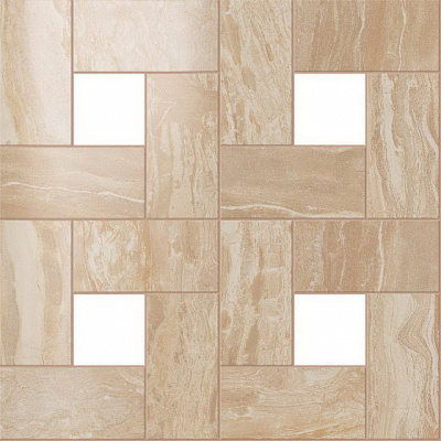S.M. Woodstone Champagne Mosaic Lap / С.М. Вудстоун Шампань Мозаика Лаппато (45X45)