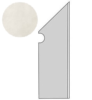 Dwell Off-White Battiscopa Sag. Dx (7,2x30)