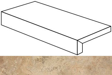 Aix Beige Elemento L Strutturato (15X30 )