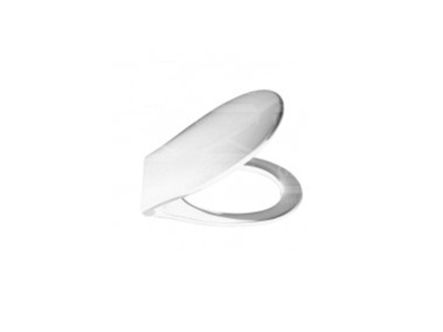 SLIM 46 сидение Soft-close / Quick-release - белое глянцевое с антибактериальным покрытием
