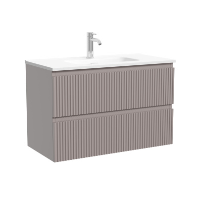 Тумба подвесная SANCOS Snob R 790х390х500, c двумя ящиками оснащенными доводчиками, Doha Soft, арт.S