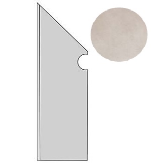 Dwell Pearl Battiscopa Sag. Sx (7,2x30)