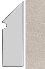 Kone Silver Battiscopa Sag.Dx. (7,2x30)