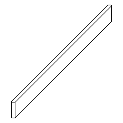 ФЛОРЕНЦИЯ ЧЁРНЫЙ 7,2X90 ПЛИНТУС