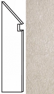 Brave Gypsum Battiscopa Sag. Sx (7,2x30) ..