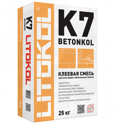 Betonkol K7-клеевая смесь (25kg bag) (Россия)