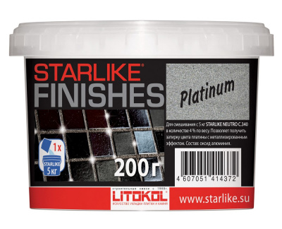 PLATINUM добавка платинового цвета, 200 g.