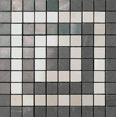 Marvel Grey/Moon Angolo Mosaico (18,5x18,5)