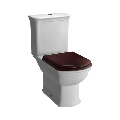 Комплект унитаза Serenada с деревянной крышкой, механизм Geberit