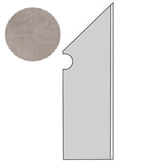 Dwell Gray Battiscopa Sag. Dx (7,2x30)