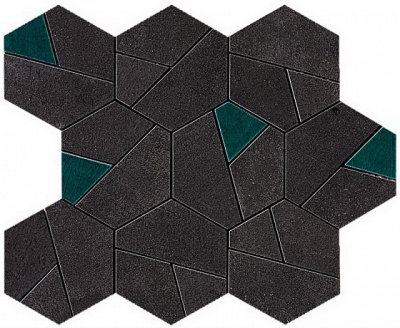 Boost Tarmac Mosaico Hex Jade
